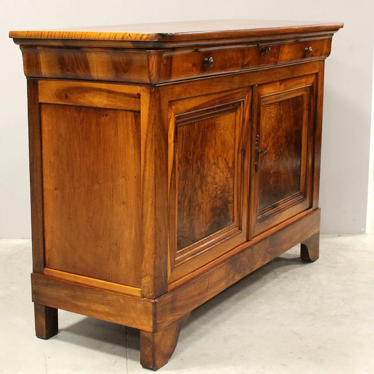 Credenza in walnut Luigi Filippo '800 3