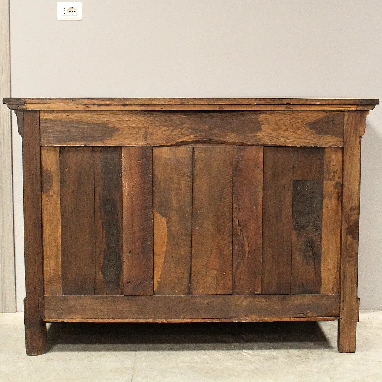 Credenza in walnut Luigi Filippo '800 9