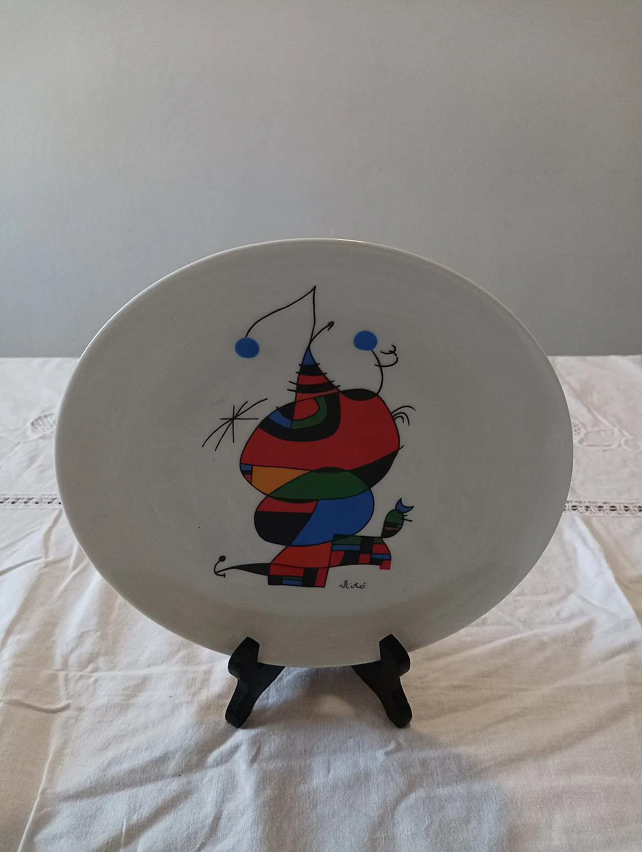 Joan Mirò collector's plate, 90s 4