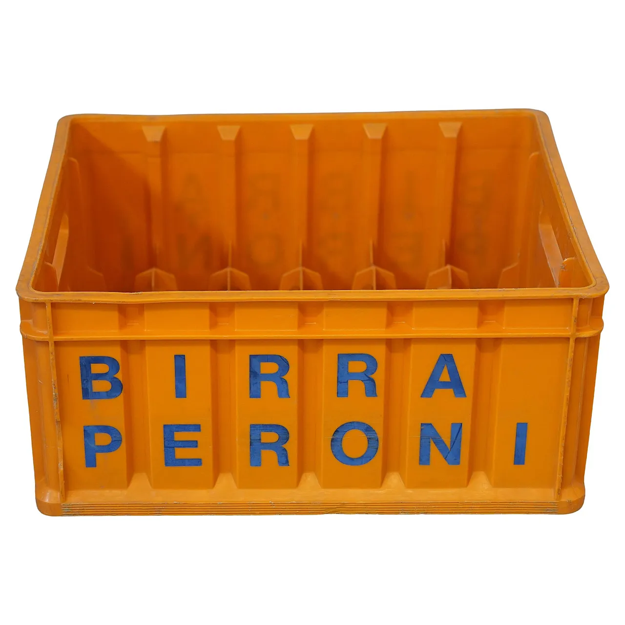 Birra Peroni Plastic Crate Italian Beer Collectible, 70s 1