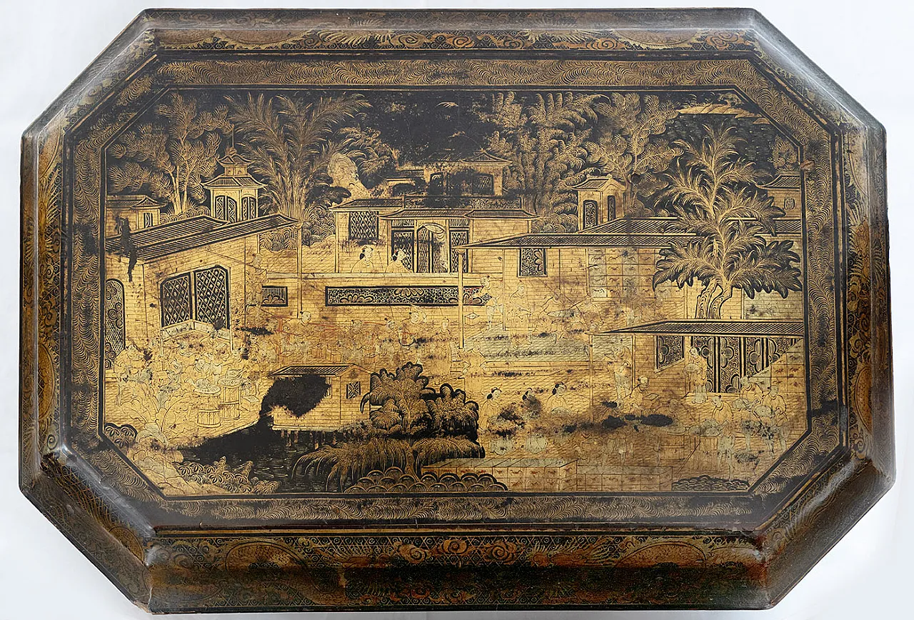 Jewelry box Napoleon III Papier Machè, France, 19th century 4