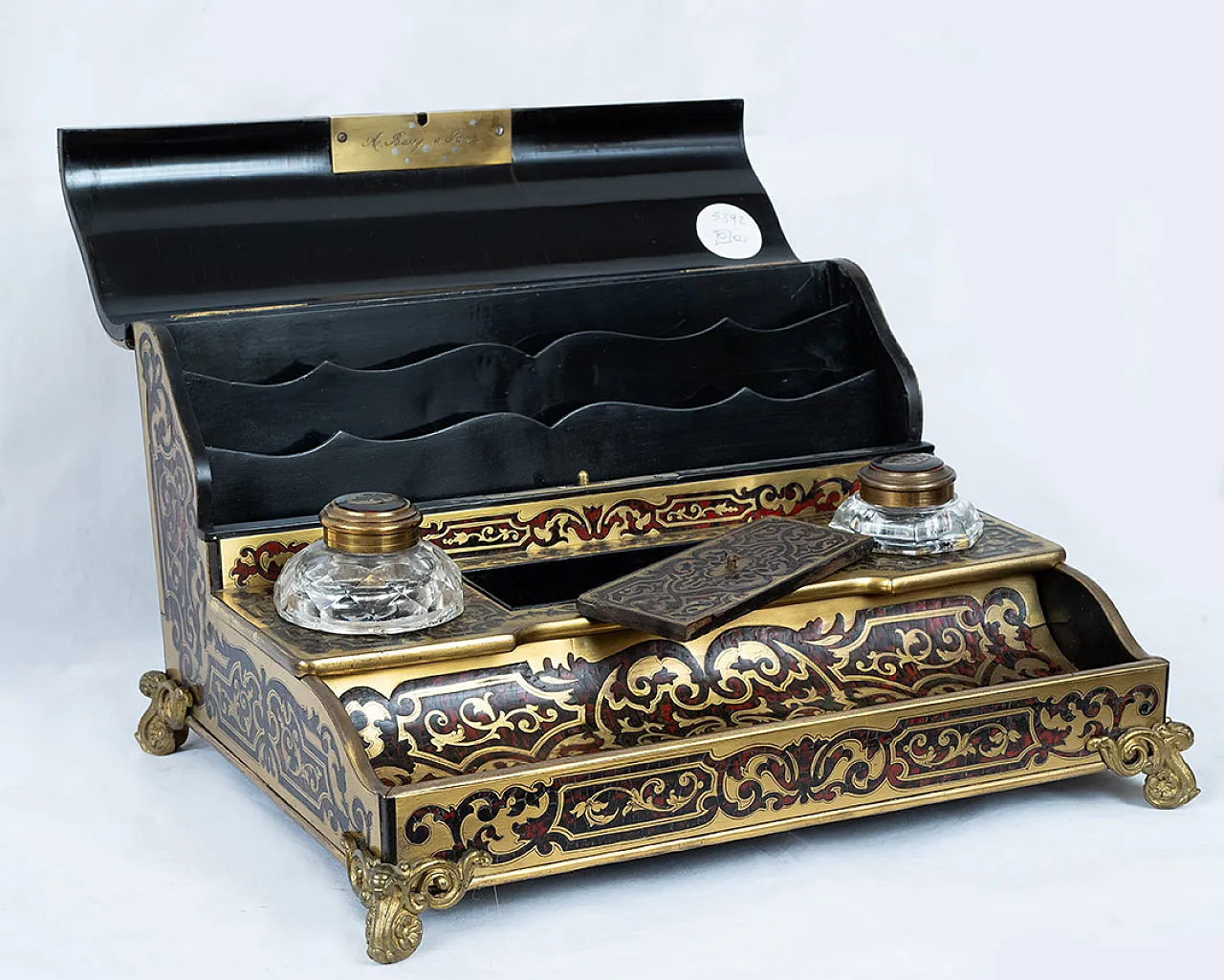 Calamaio Napoleon III in precious materials, France, 19th century 3