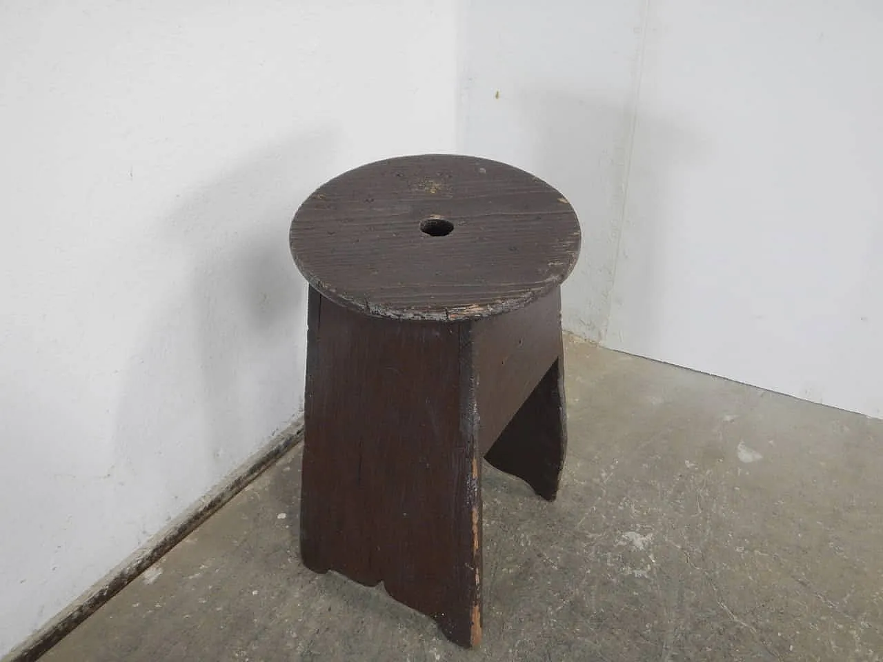 Abete wood stool 1950 2