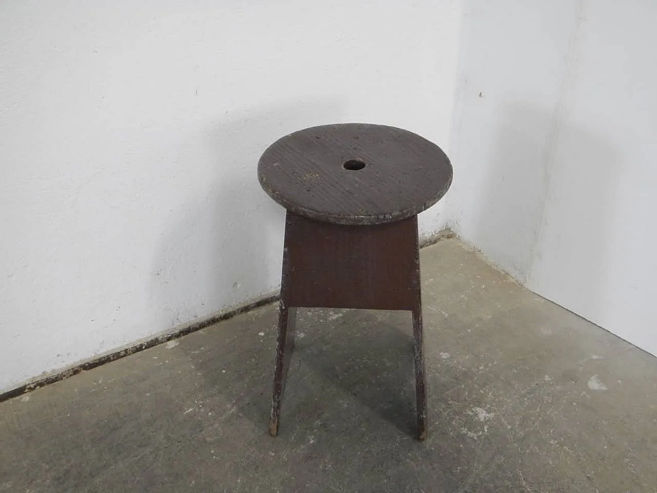 Abete wood stool 1950 3