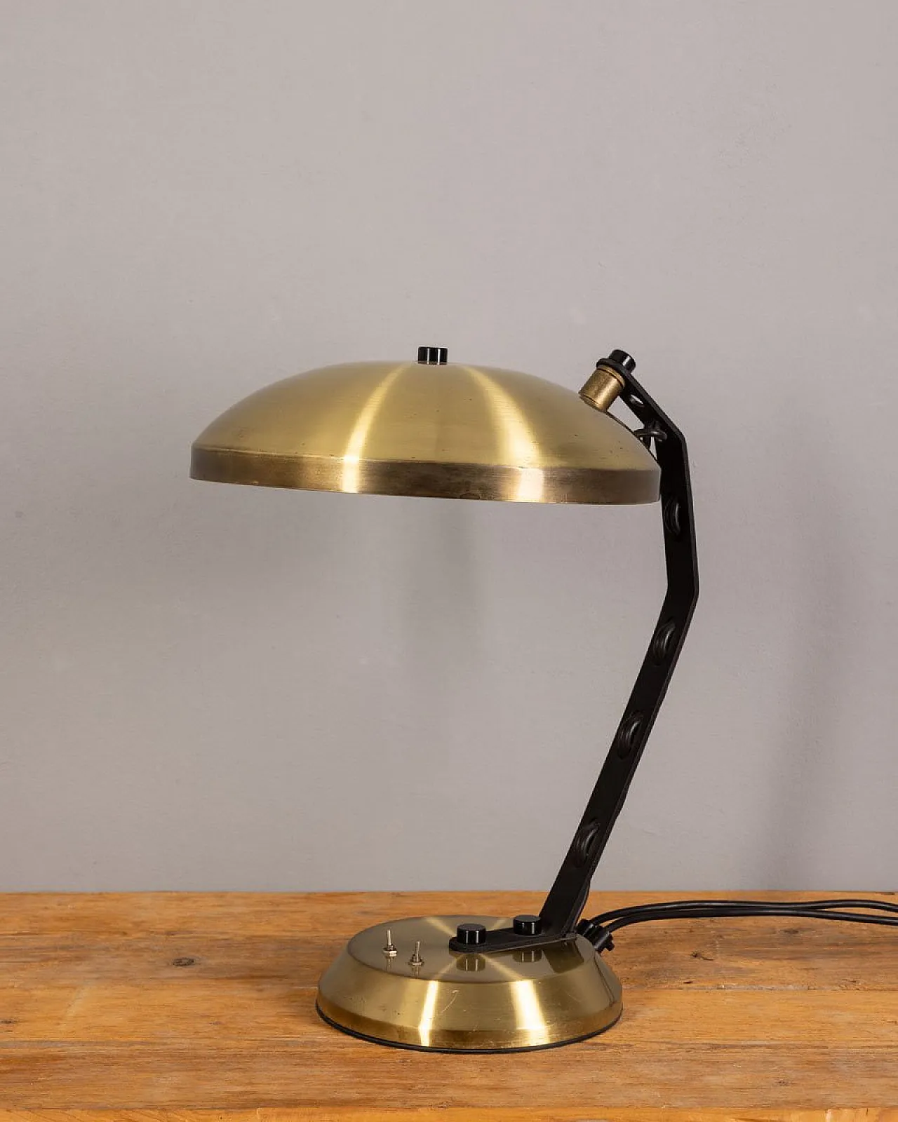 Brass table lamp, 1970s 1