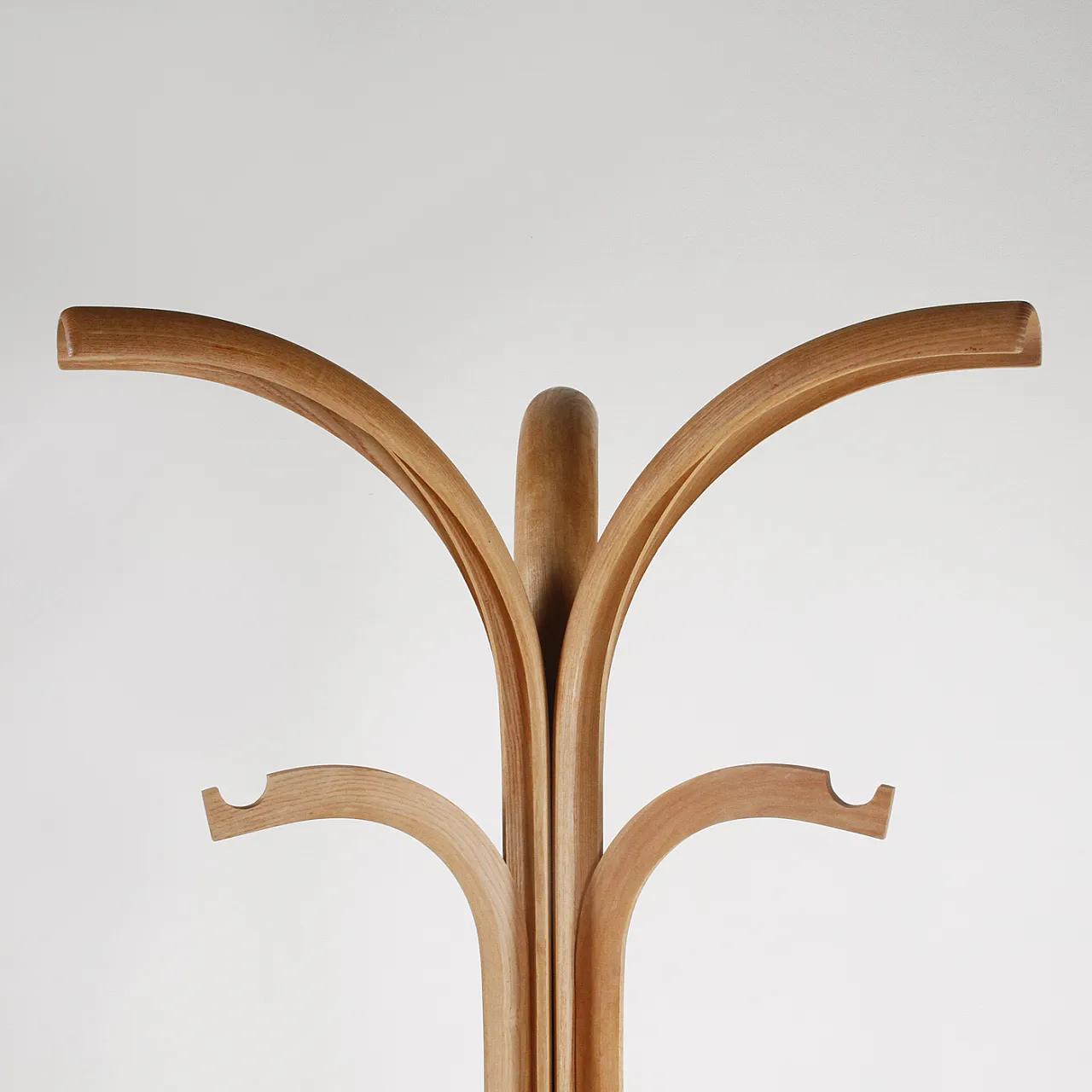 Wood coat rack by Offredi Giovanni for Crassevig, 1970s 7