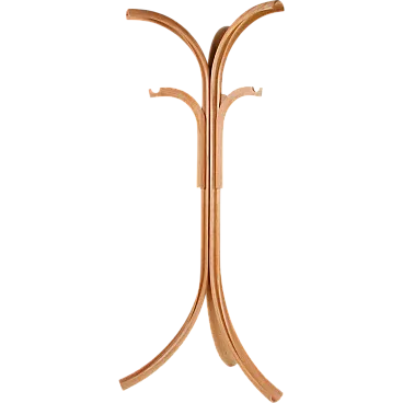 Wood coat rack by Offredi Giovanni for Crassevig, 1970s