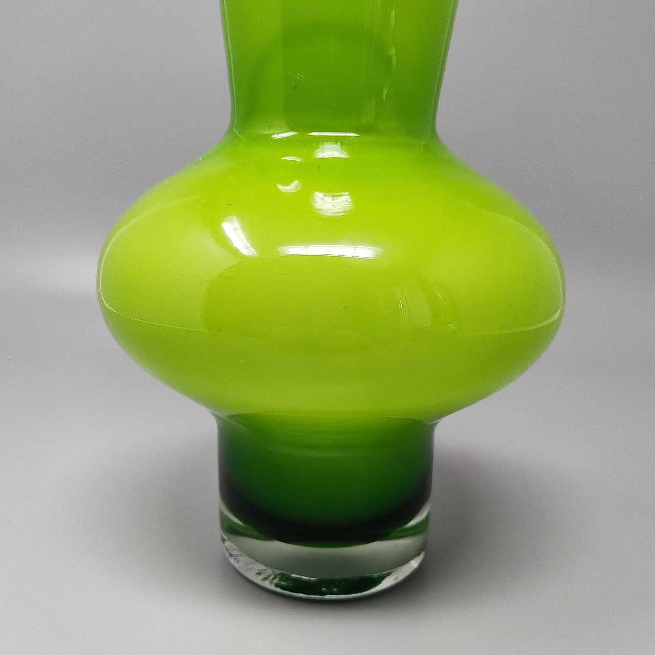 Green Vase by Ind. Valdarnese Vetraria, 70s 5