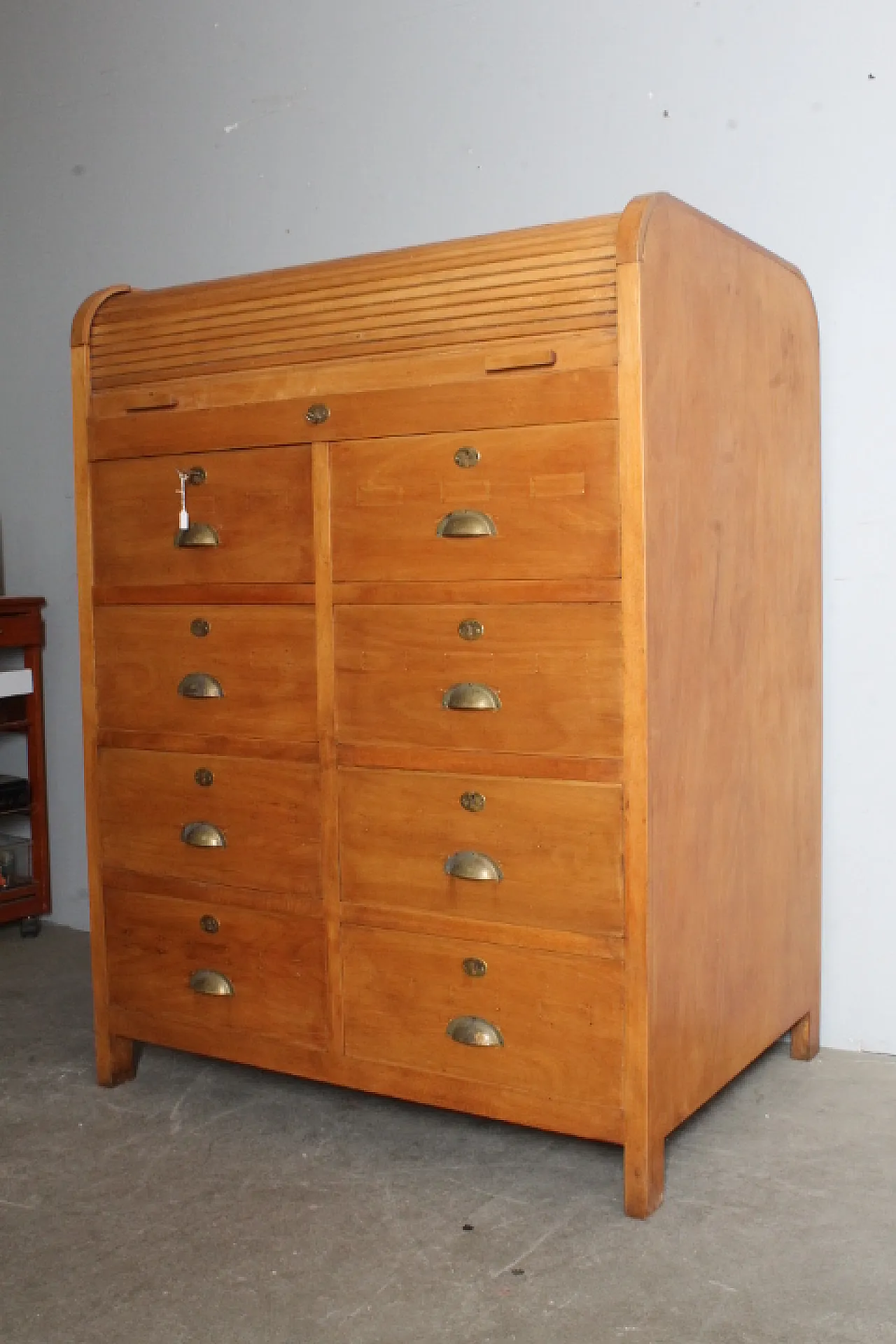 Mobile Field A Serrandina beech 8 drawers, 50s 6