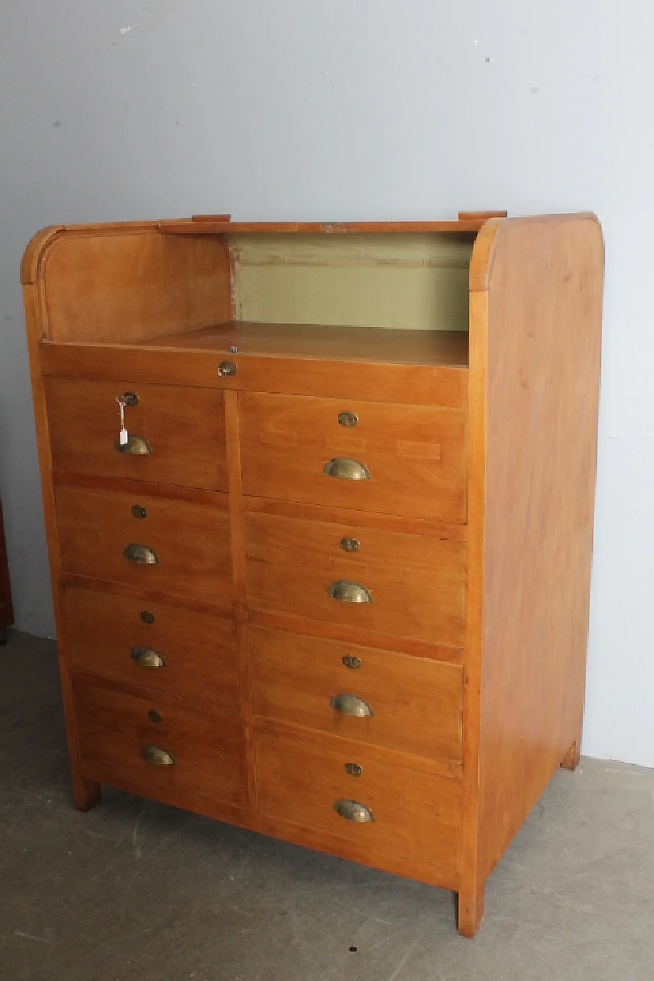 Mobile Field A Serrandina beech 8 drawers, 50s 11