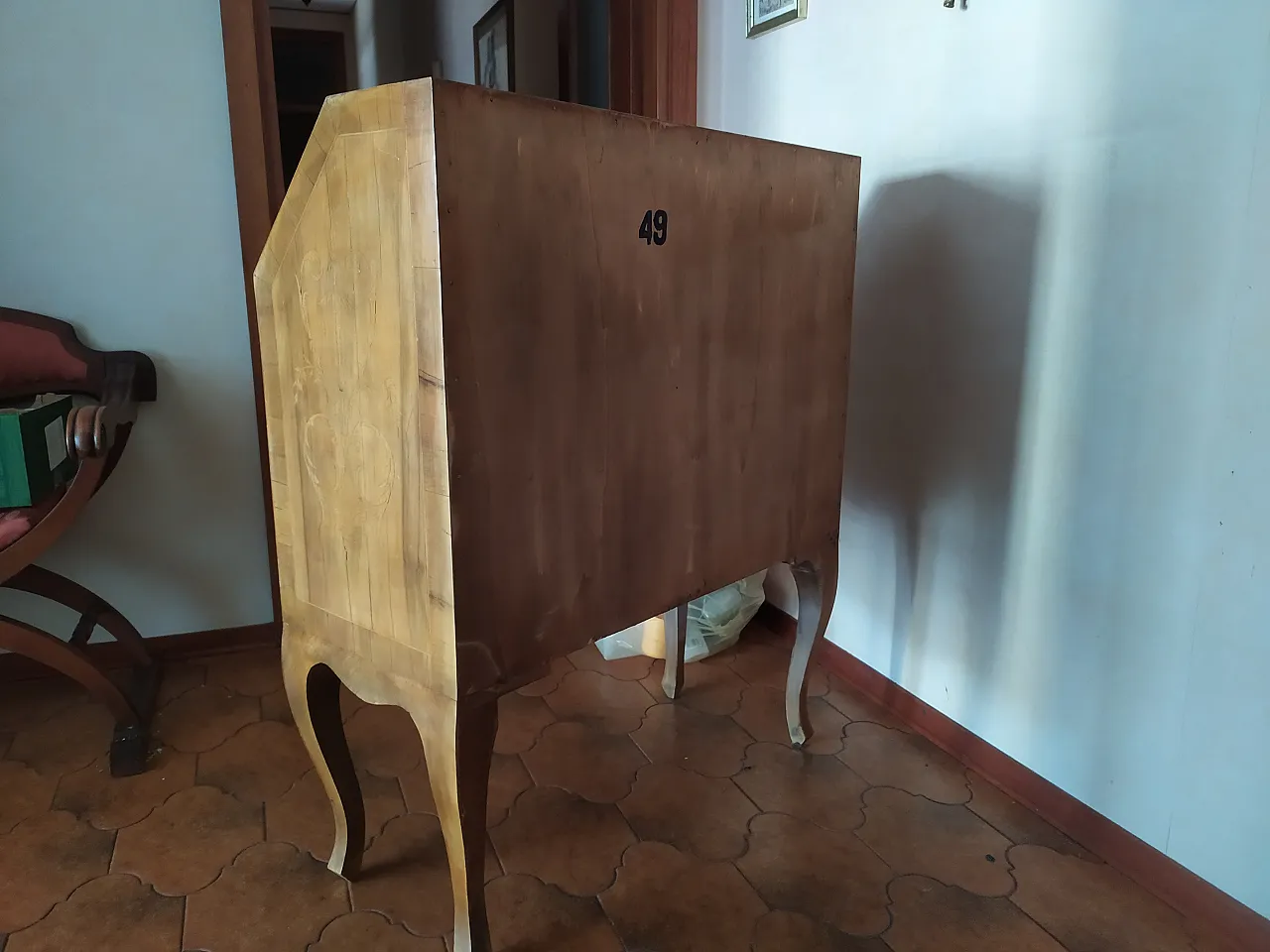 Inlaid desk, 60s 4