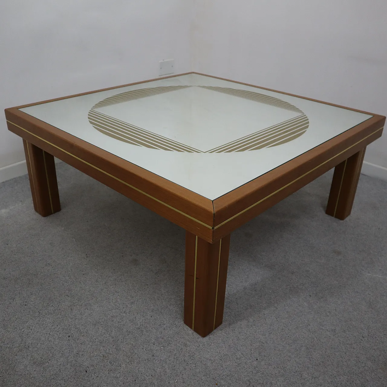 Coffee table by Gianni Celada for Fontana Arte, 70s, Italy 5