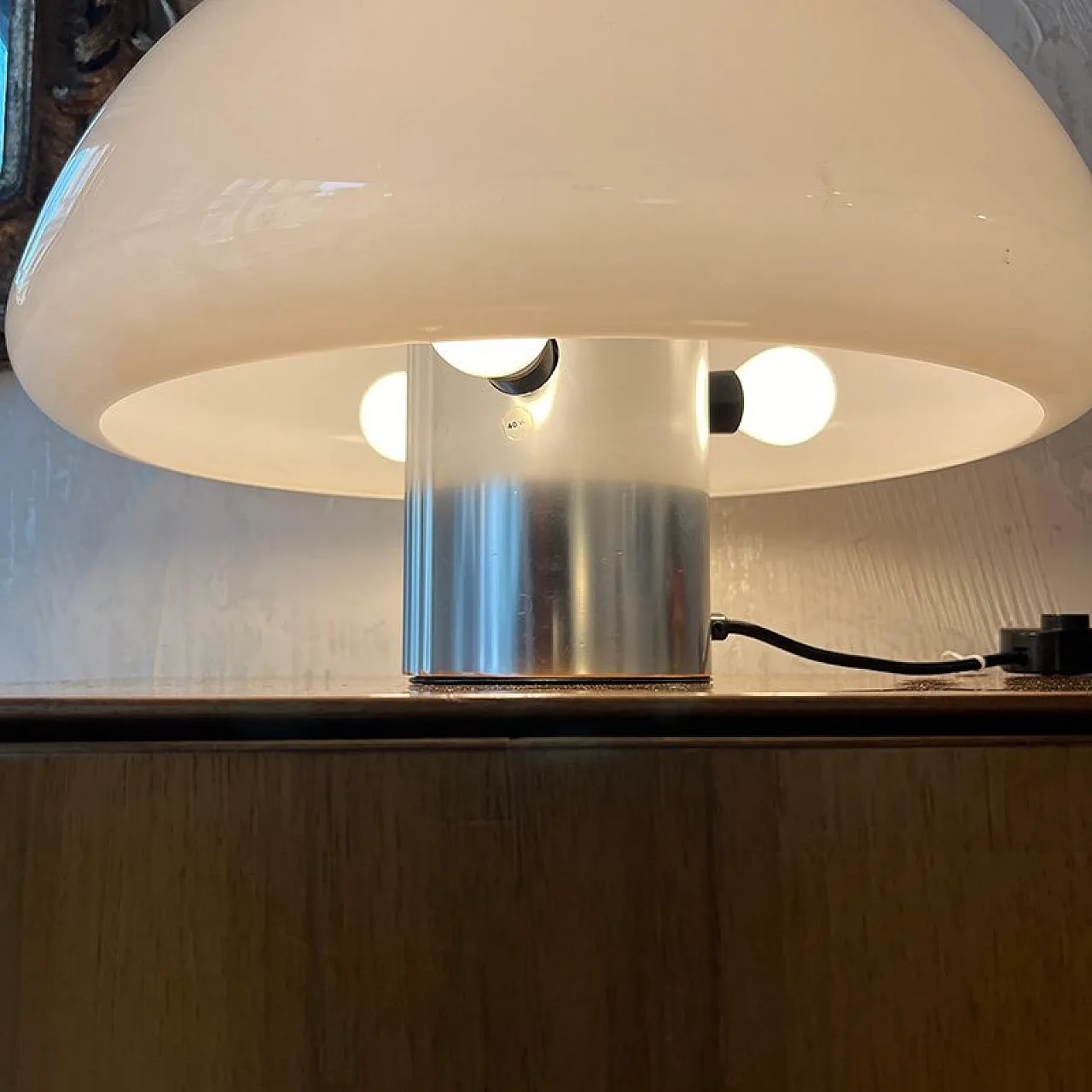 Lampada da Tavolo Mod. 4030 di Guzzini per Harveiluce, Italia, anni '70 4