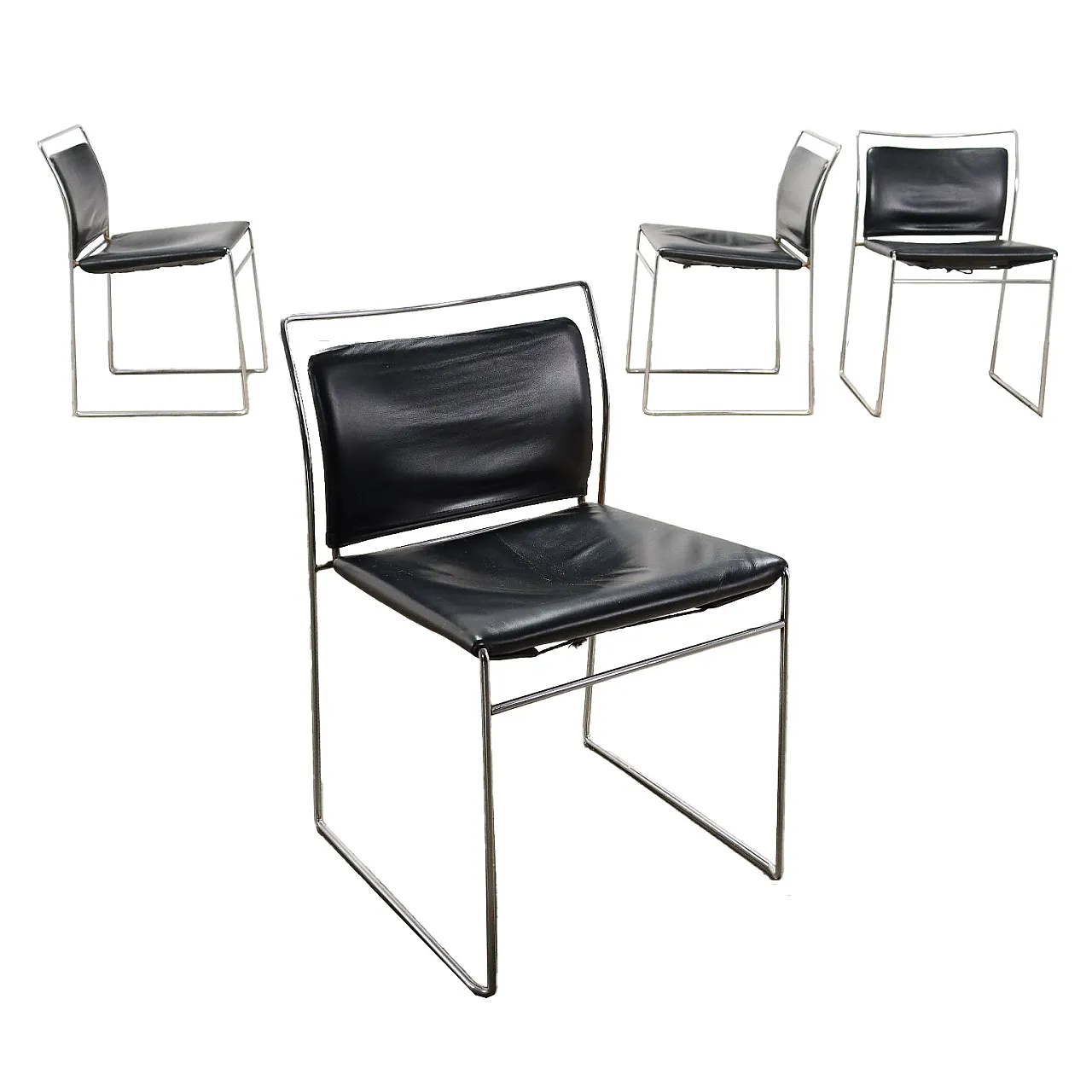 4 Tulu chairs by Kazuhide Takahama for Simon Gavina, 1970s 1