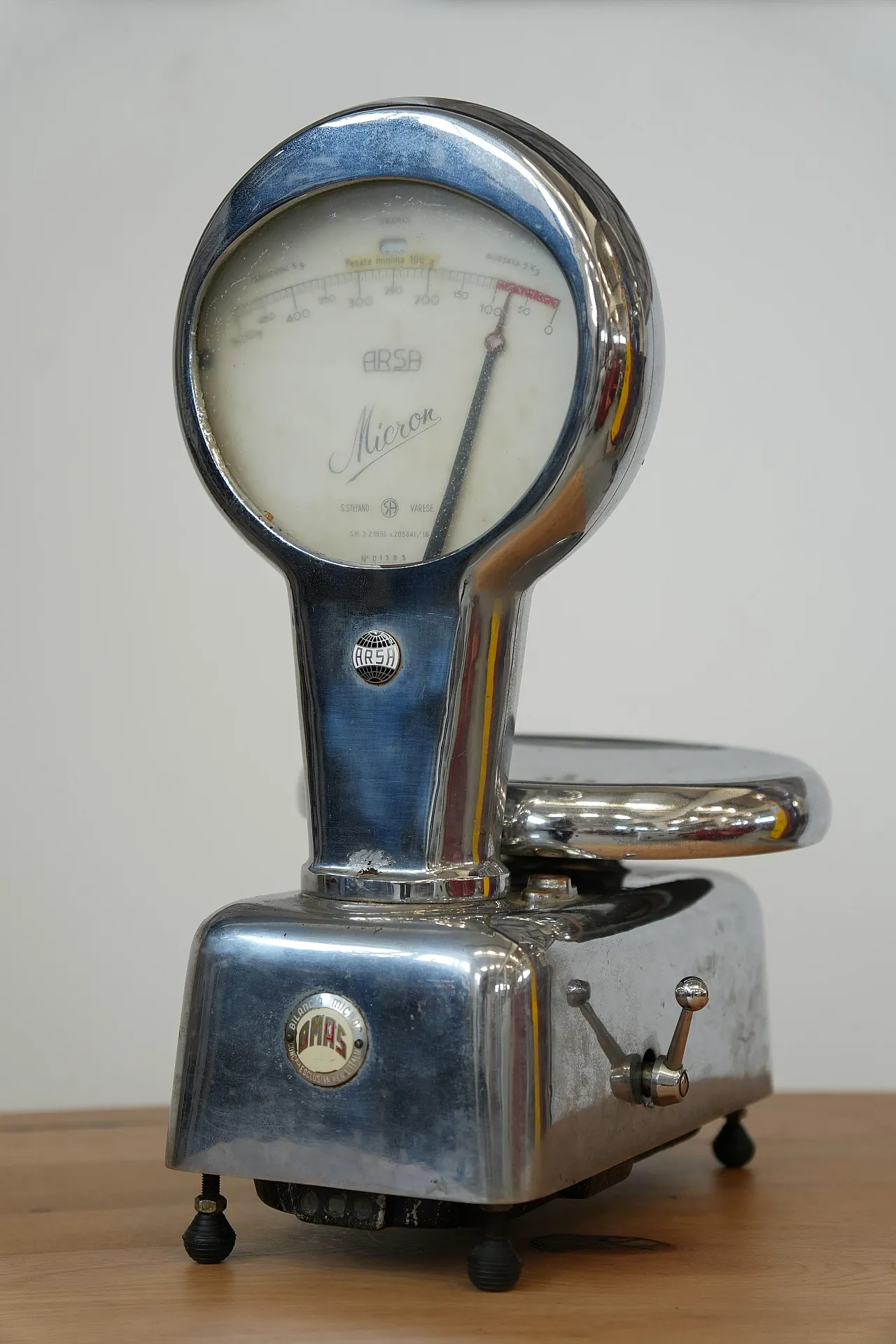 Arsa Micron chromed scale, ma in Italy in the 1960s 3