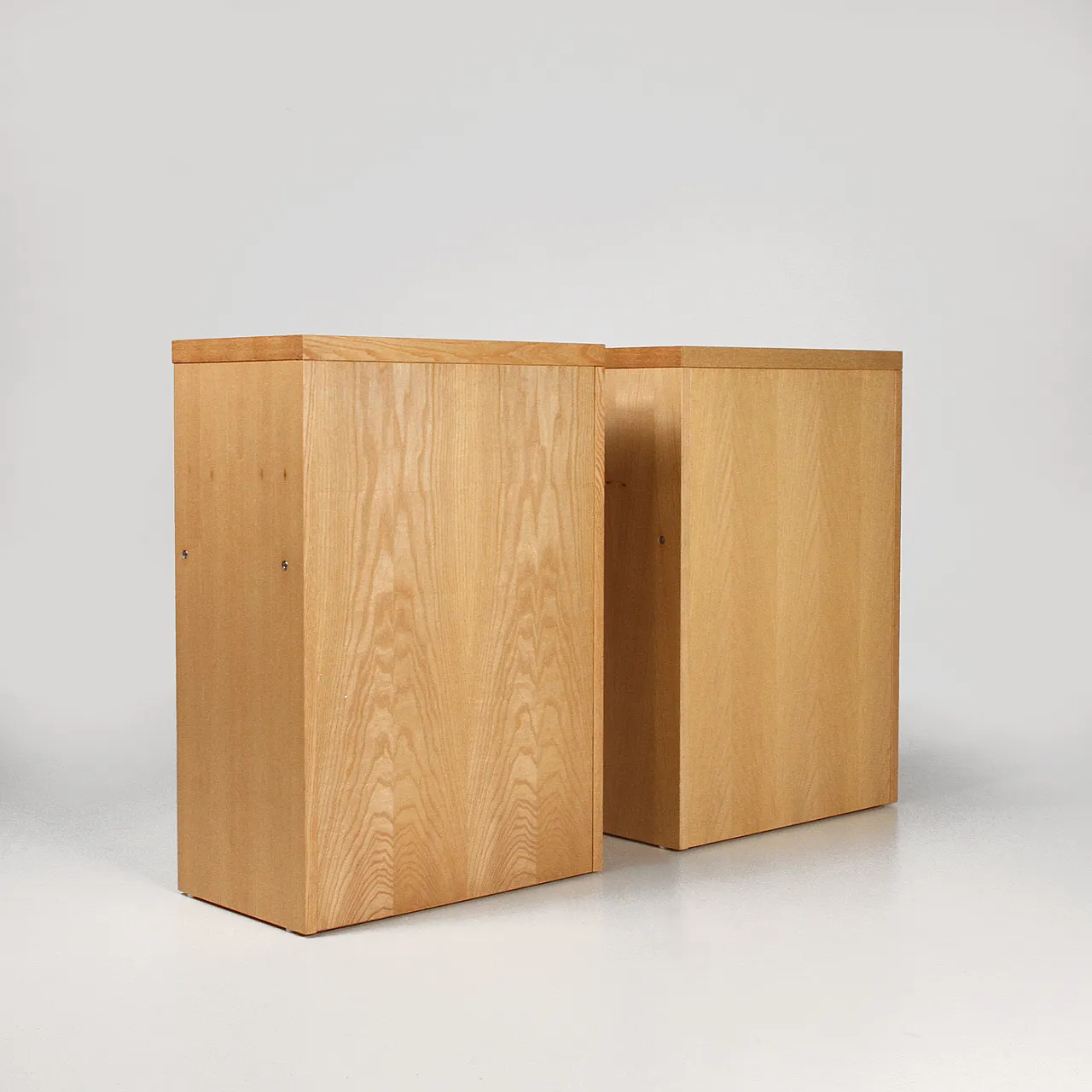 Pair of ash bedside tables, 1970s 6