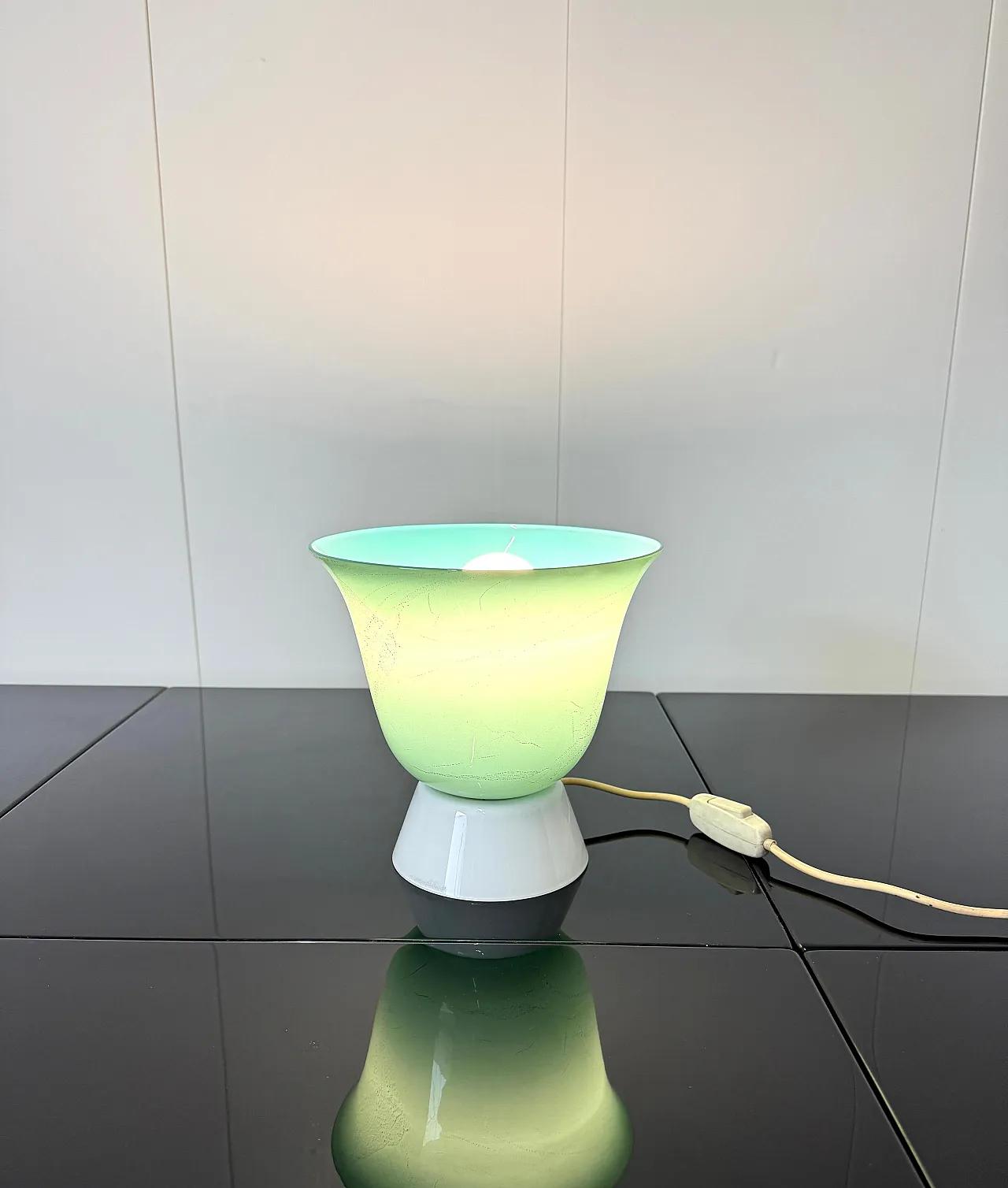 Table lamp by Tomaso Buzzi for Venini, 1980s 2