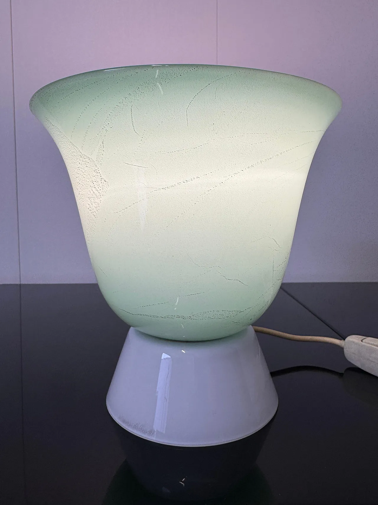 Table lamp by Tomaso Buzzi for Venini, 1980s 5