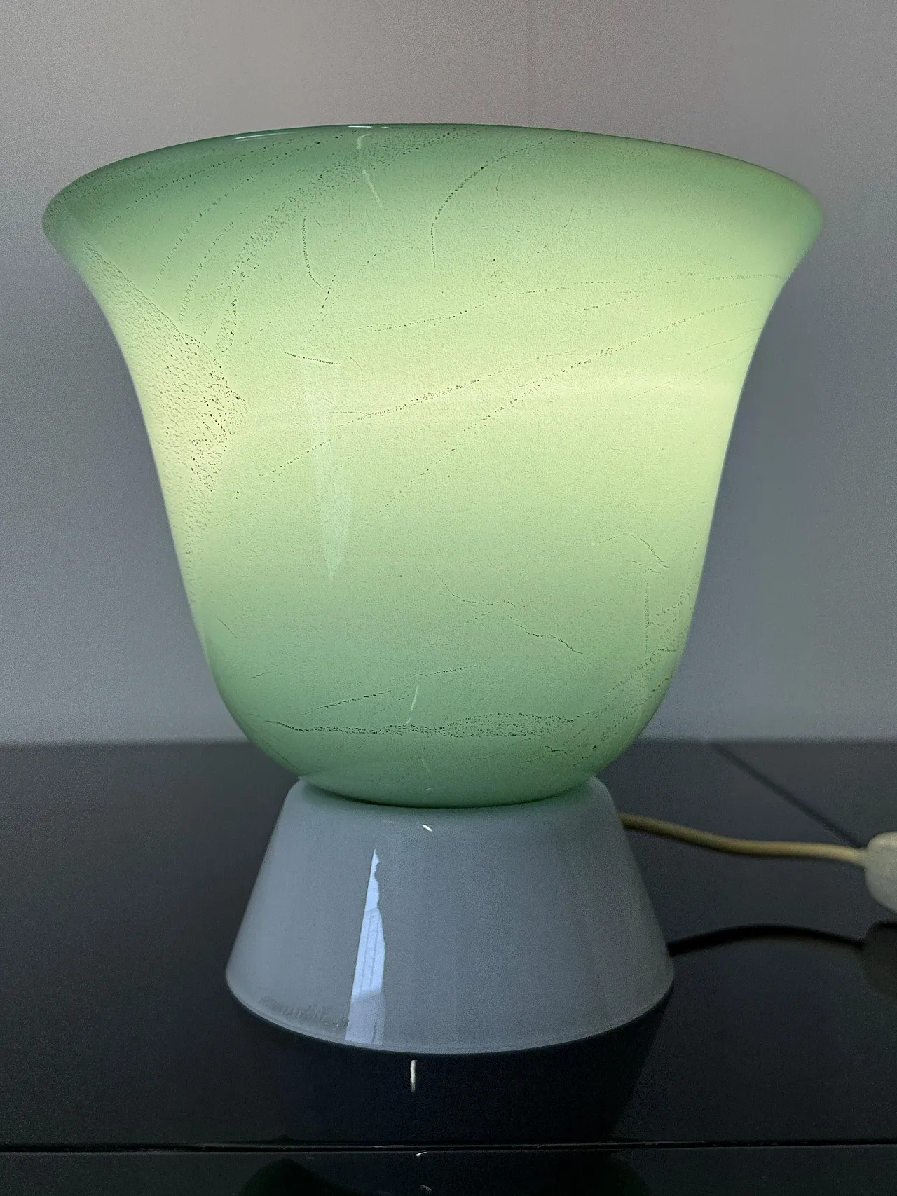 Table lamp by Tomaso Buzzi for Venini, 1980s 6