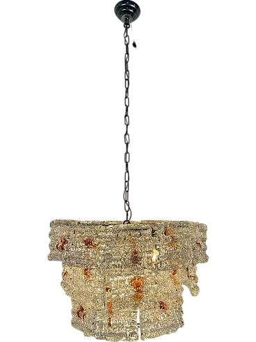 Murano glass chandelier by Toni Zuccheri, 1960s