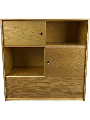 Wooden bookcase, 1970s