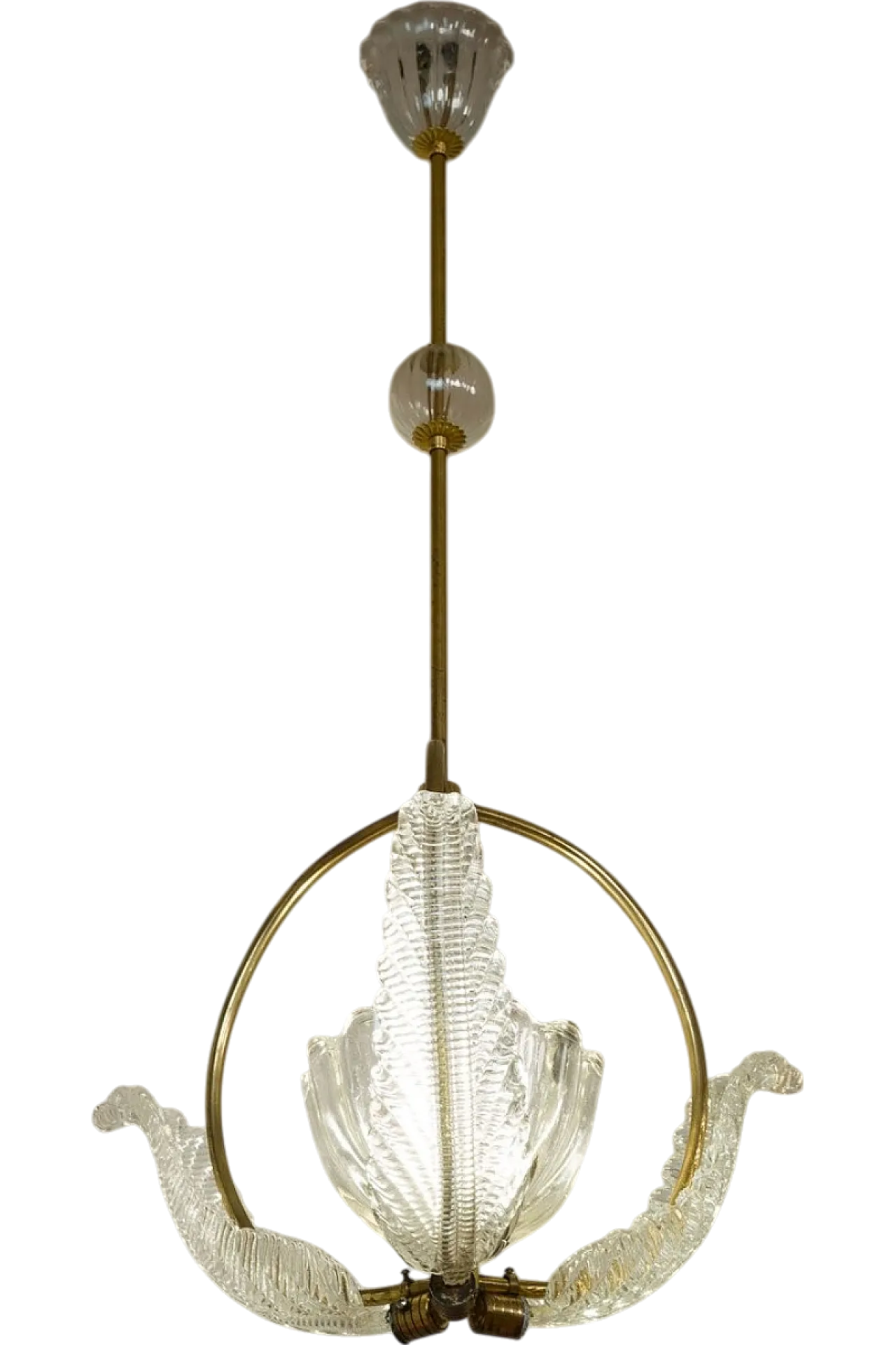 Murano glass lamp by Barovier & Toso, 1930s 14