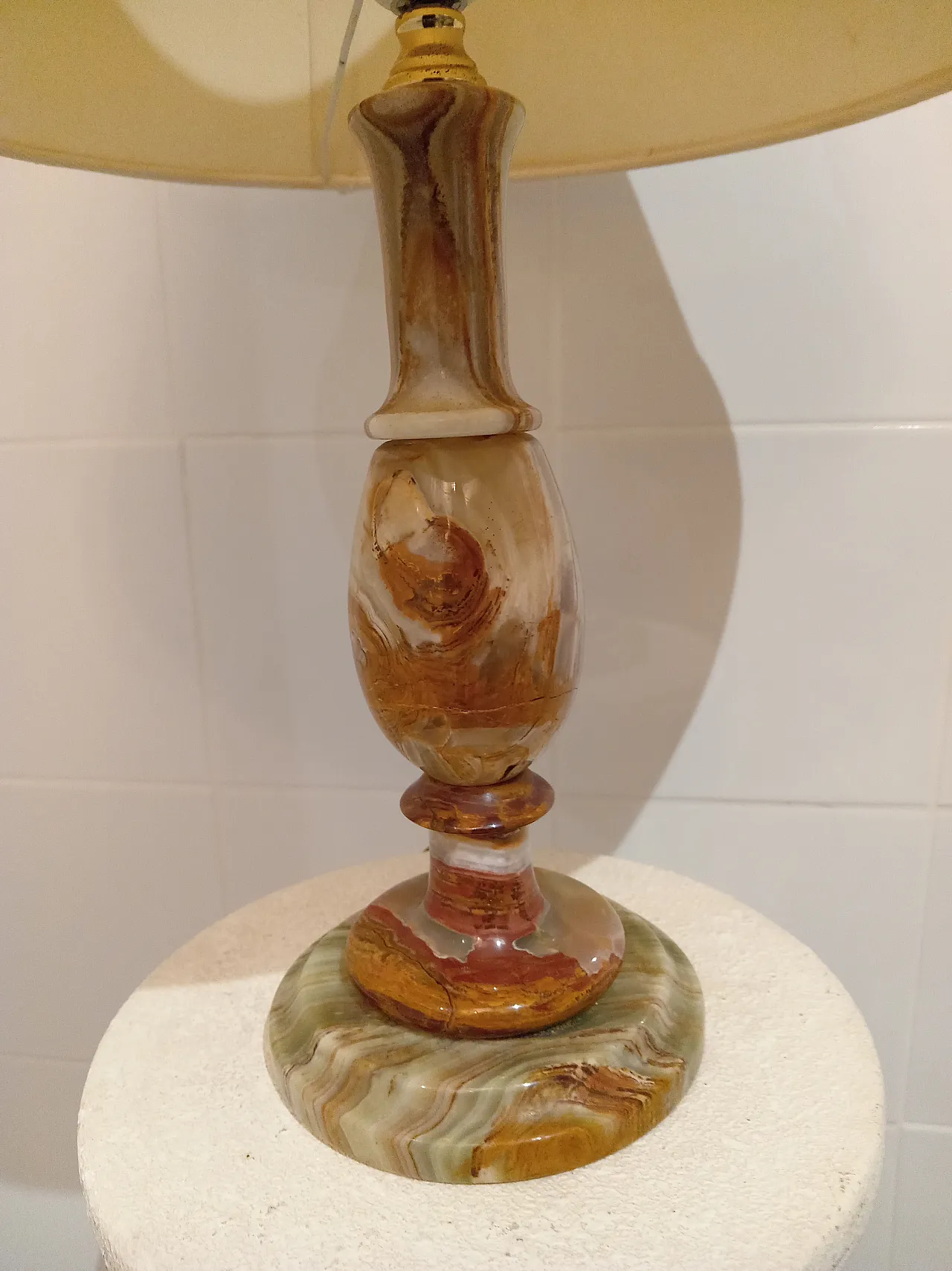 Table lamp in Green Onyx 2