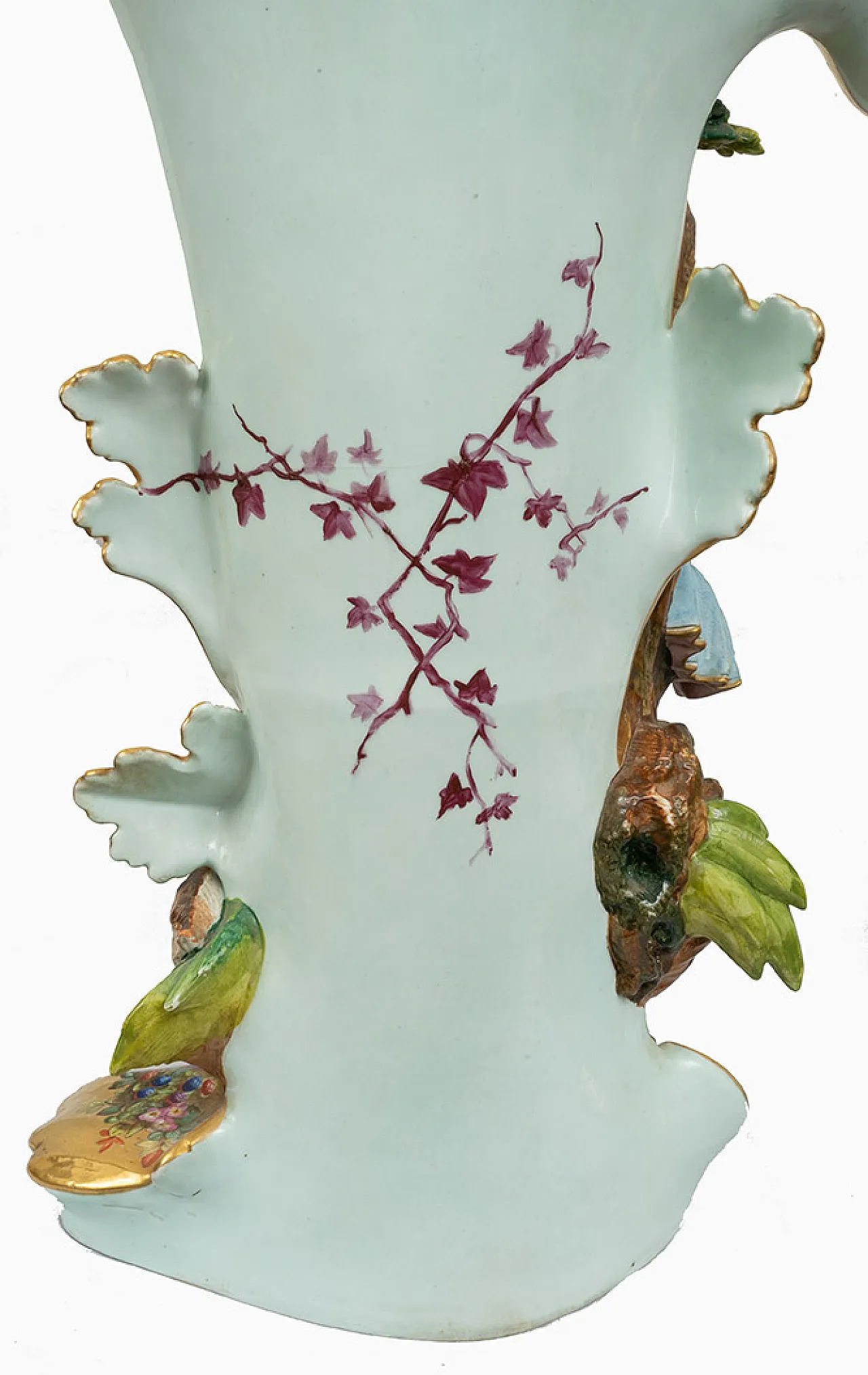 Louis Philippe Napoletan vase by Capodimonte porcelain, '800 9