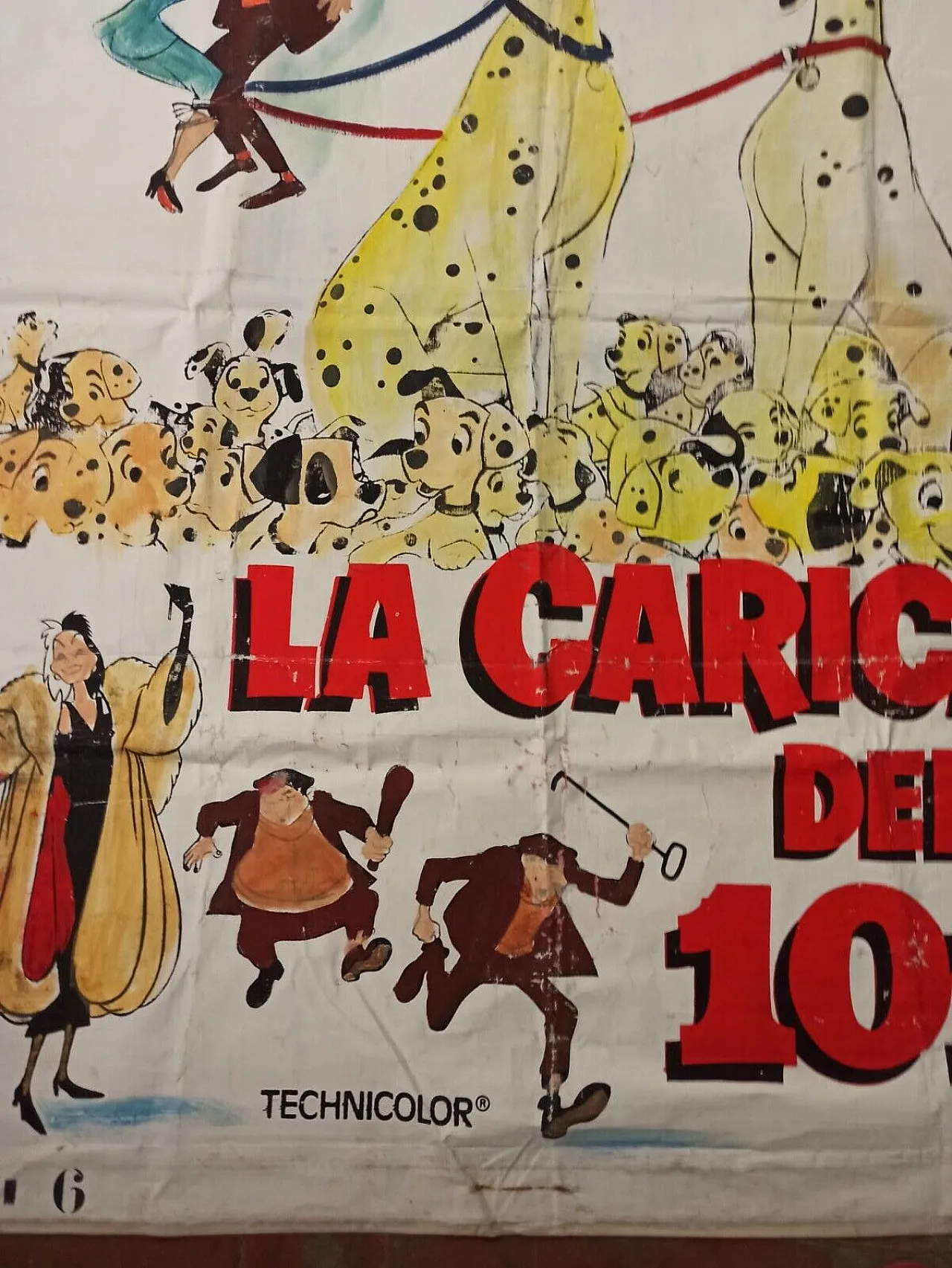 La Carica dei 101 by Bencini, mixed media on canvas, late 20th century 10