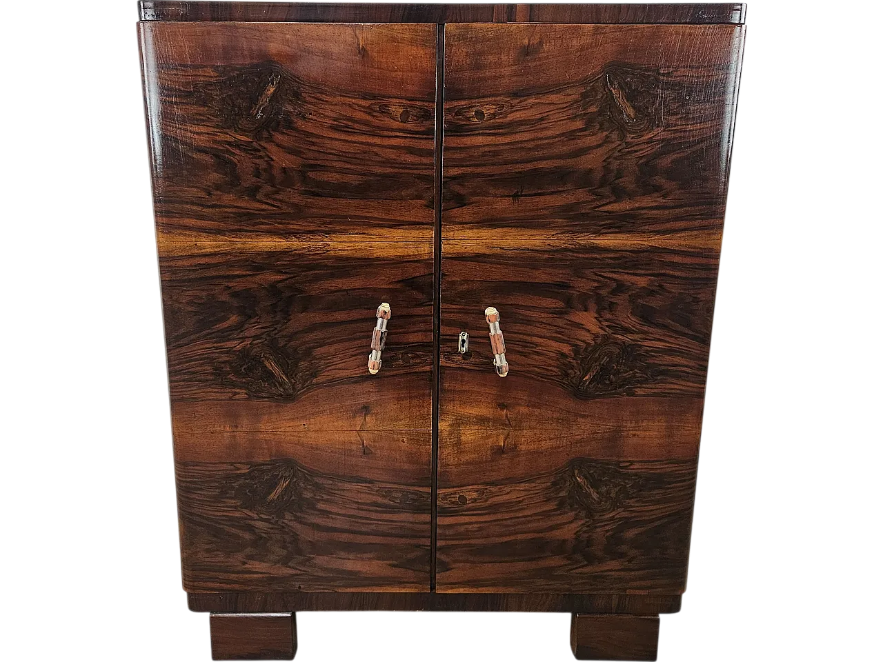 Sideboard Art Decò in Cuban mahogany, 30s 25