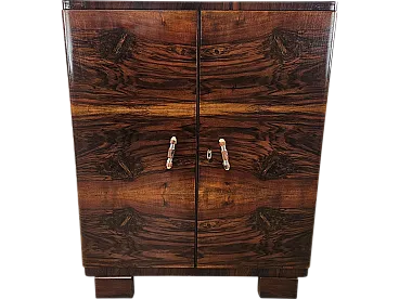 Sideboard Art Decò in Cuban mahogany, 30s