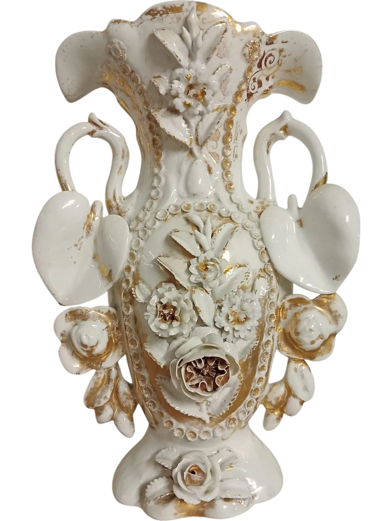 Parisian porcelain vase, 19th century 12