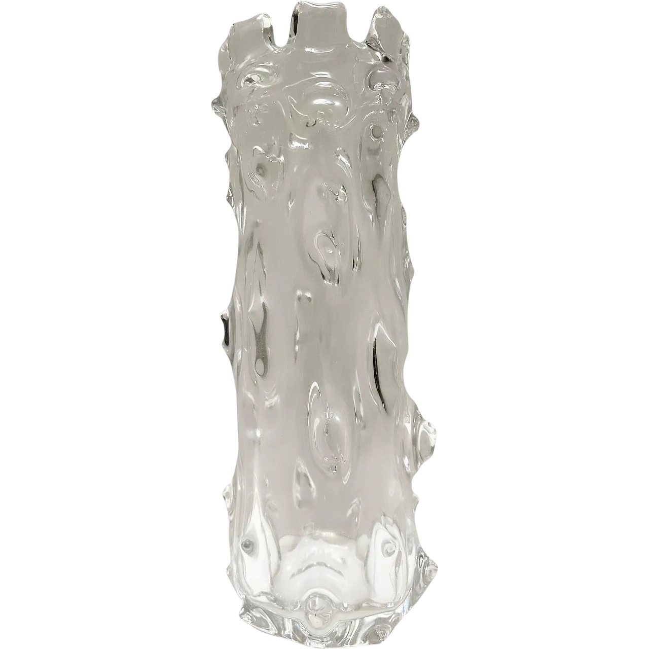 "A Mugnoni" Murano glass vase in Ercole Barovier style, 50s 9