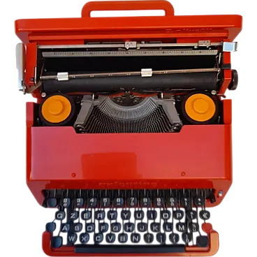 Macchina da scrivere Valentine, Ettore Sotssass per Olivetti, anni '70