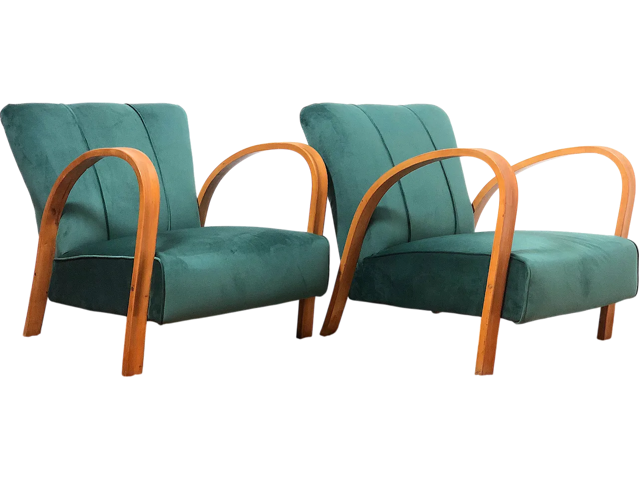 Pair of armchairs, 40s 14