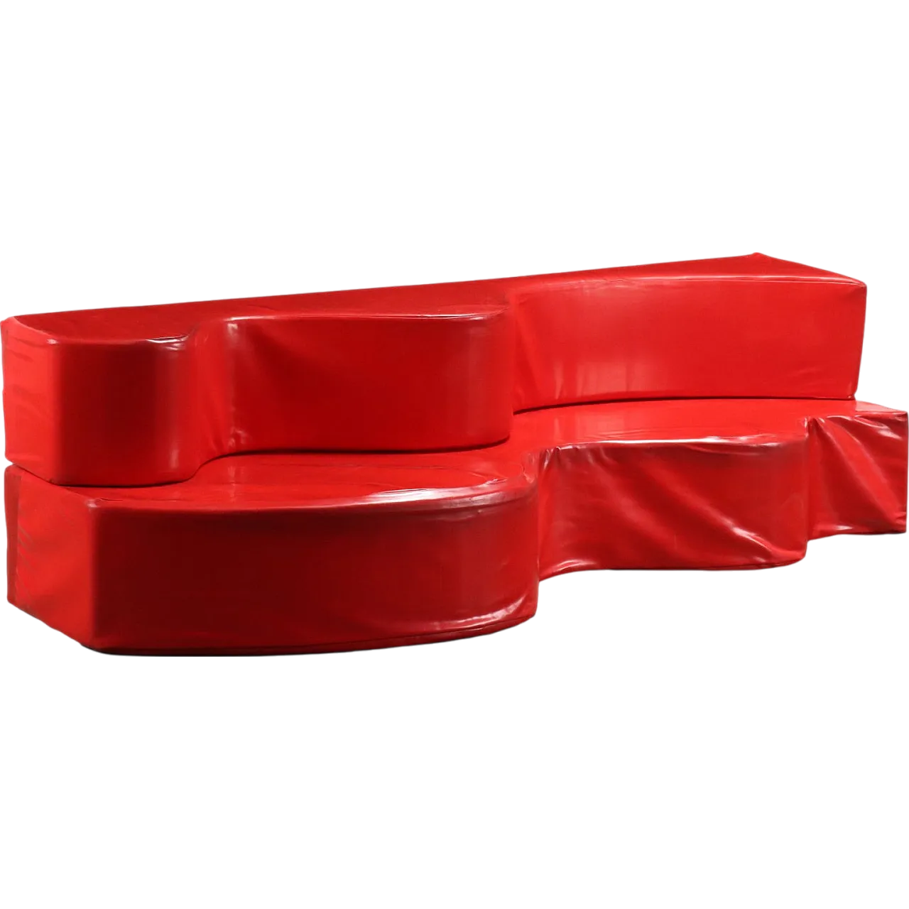 Superonda red sofa by Archizoom for Poltronova, 1970s 11