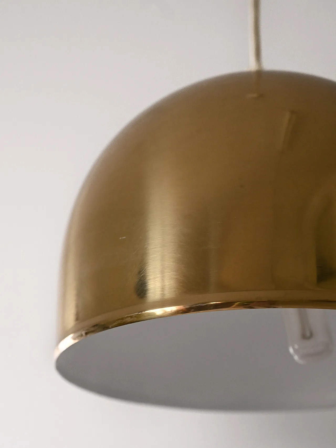 Swedish lamp in golden metal, 60s 4