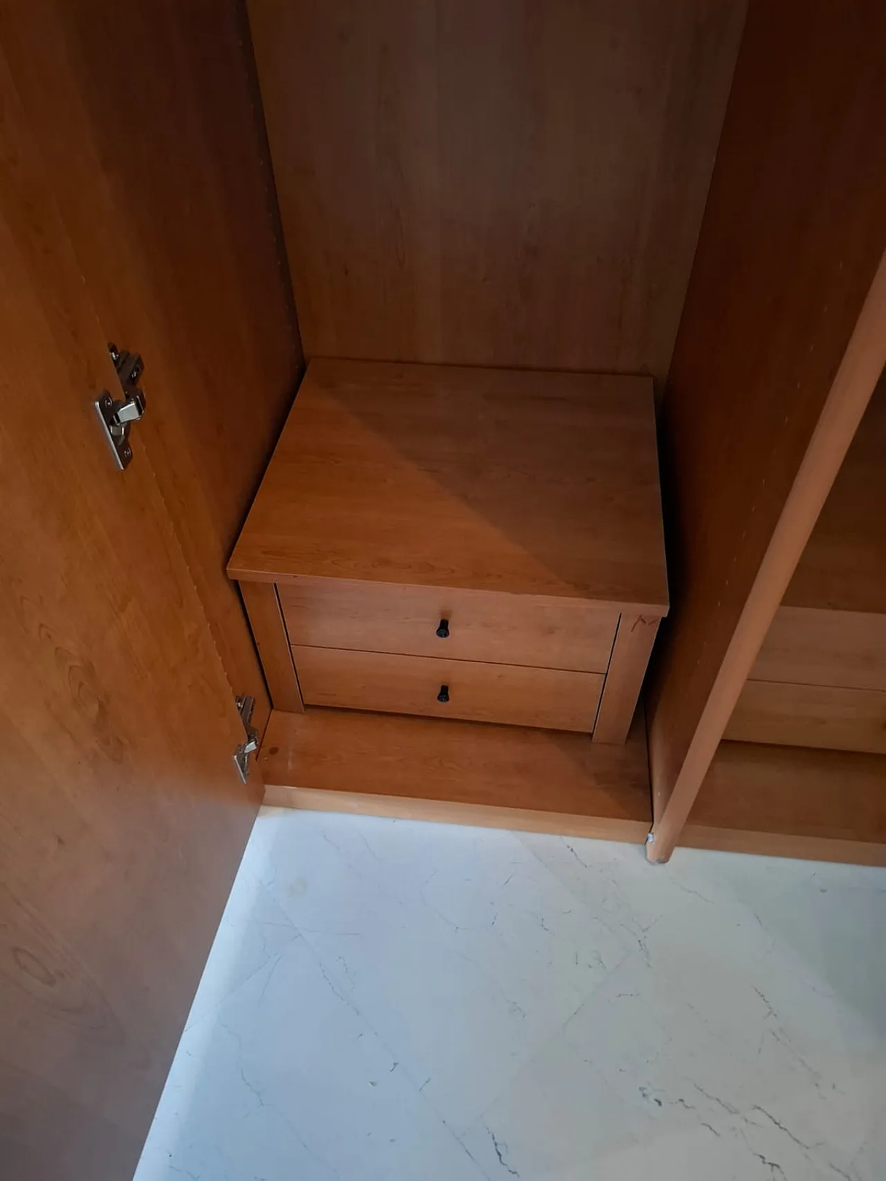 Double Anta Cherry Wardrobe with internal drawers, 2000s 11