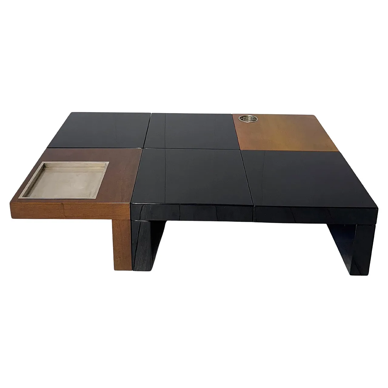 6 Nac modular coffee tables by Cesare Augusto Nava, 1970s 1