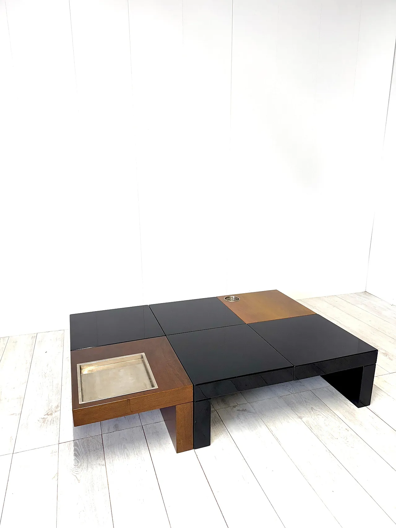 6 Nac modular coffee tables by Cesare Augusto Nava, 1970s 3