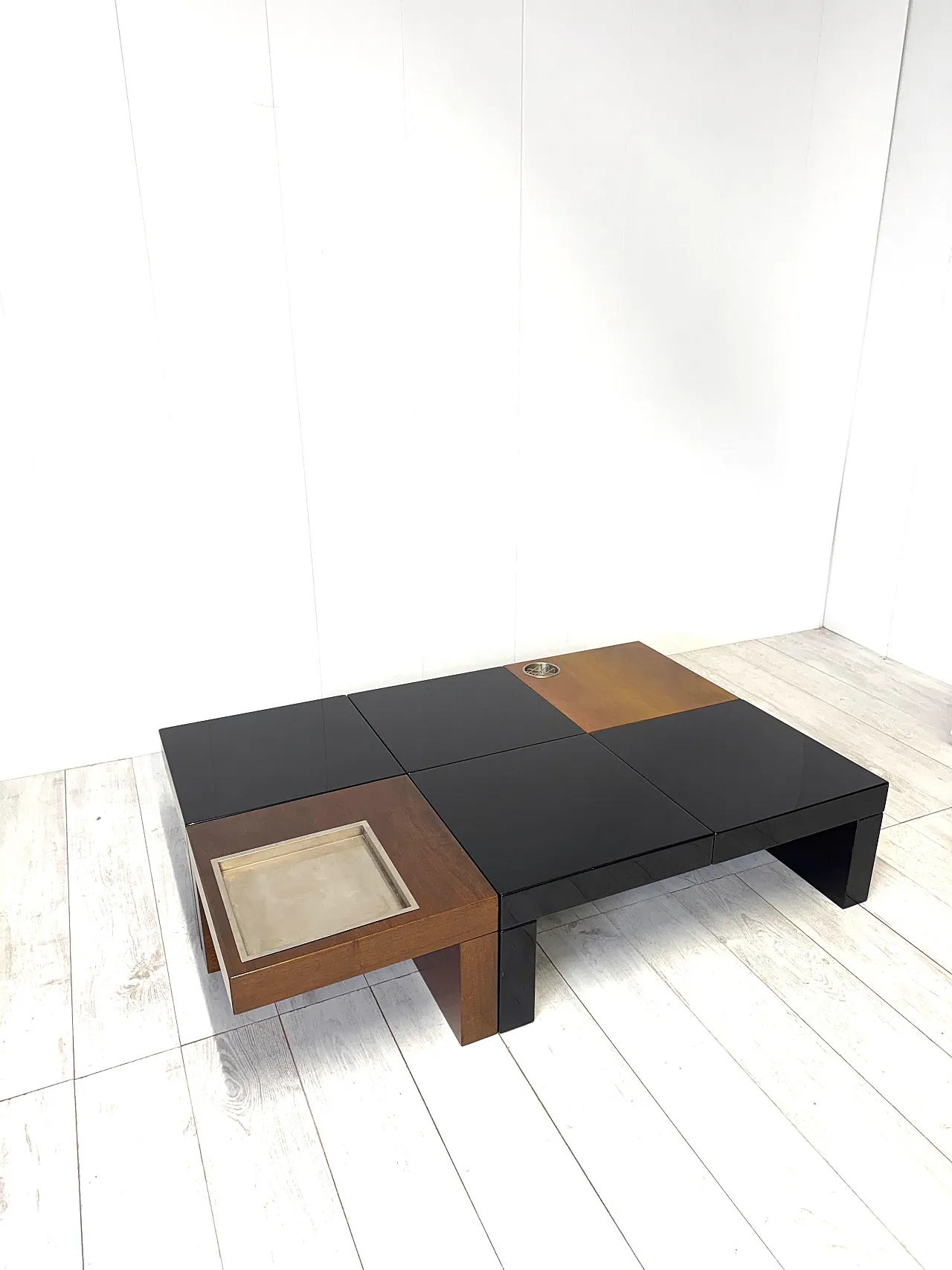 6 Nac modular coffee tables by Cesare Augusto Nava, 1970s 4