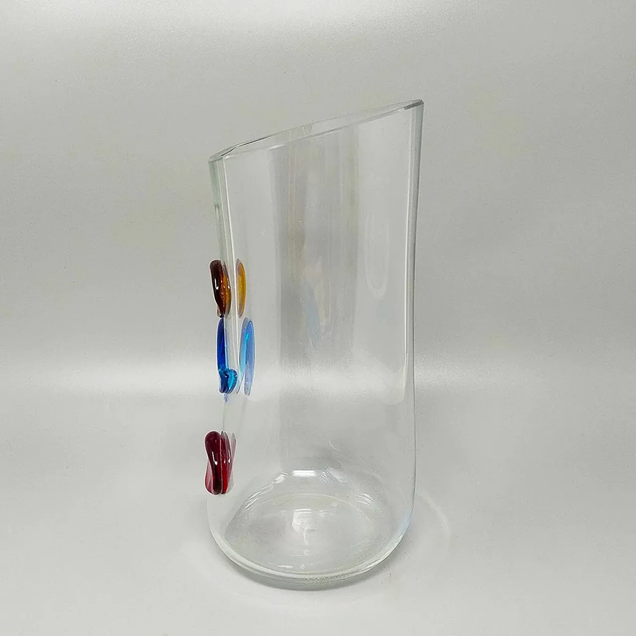 Murano glass vase by Alfredo Barbini, 1990s 6