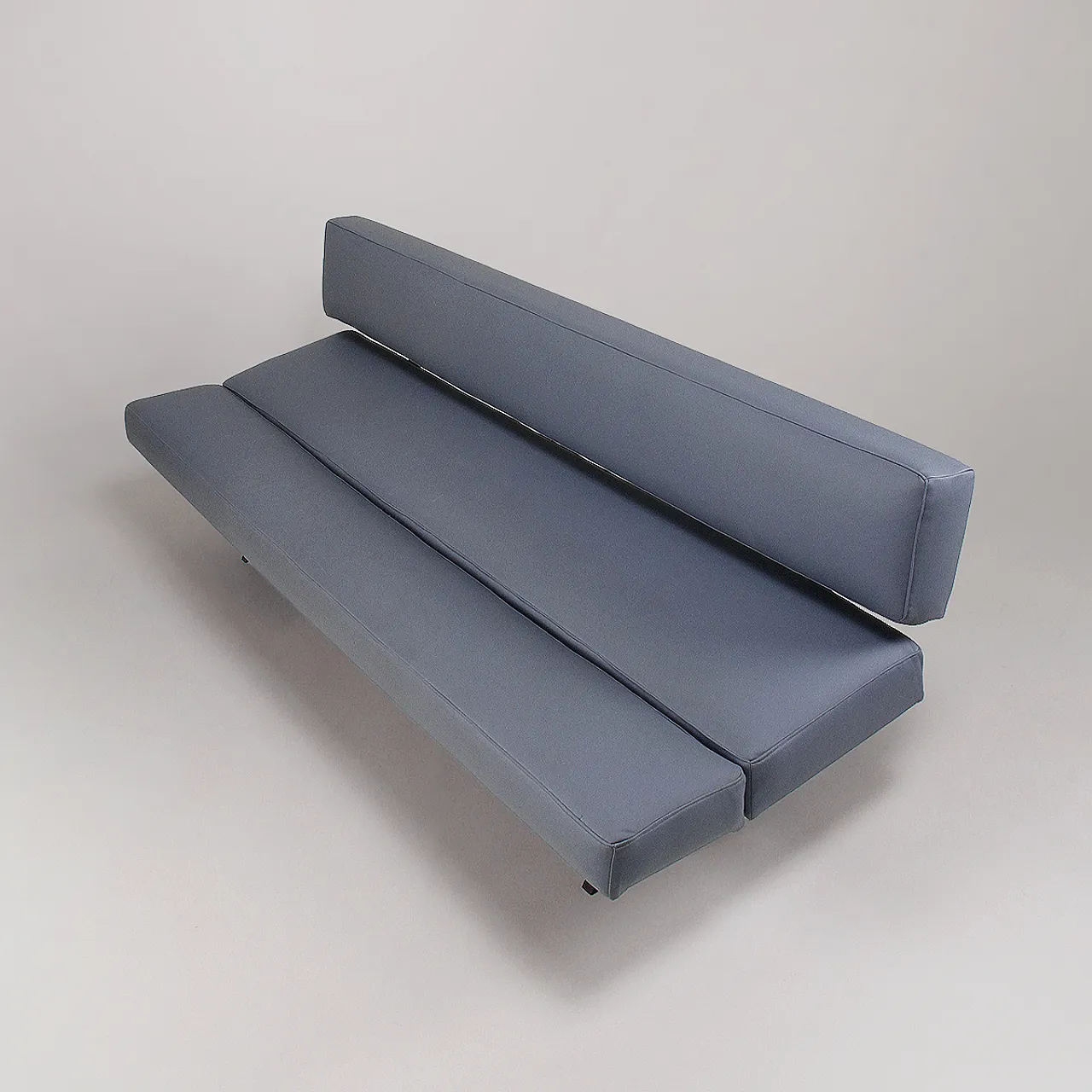 Leatherette sofa bed, 1960s 11