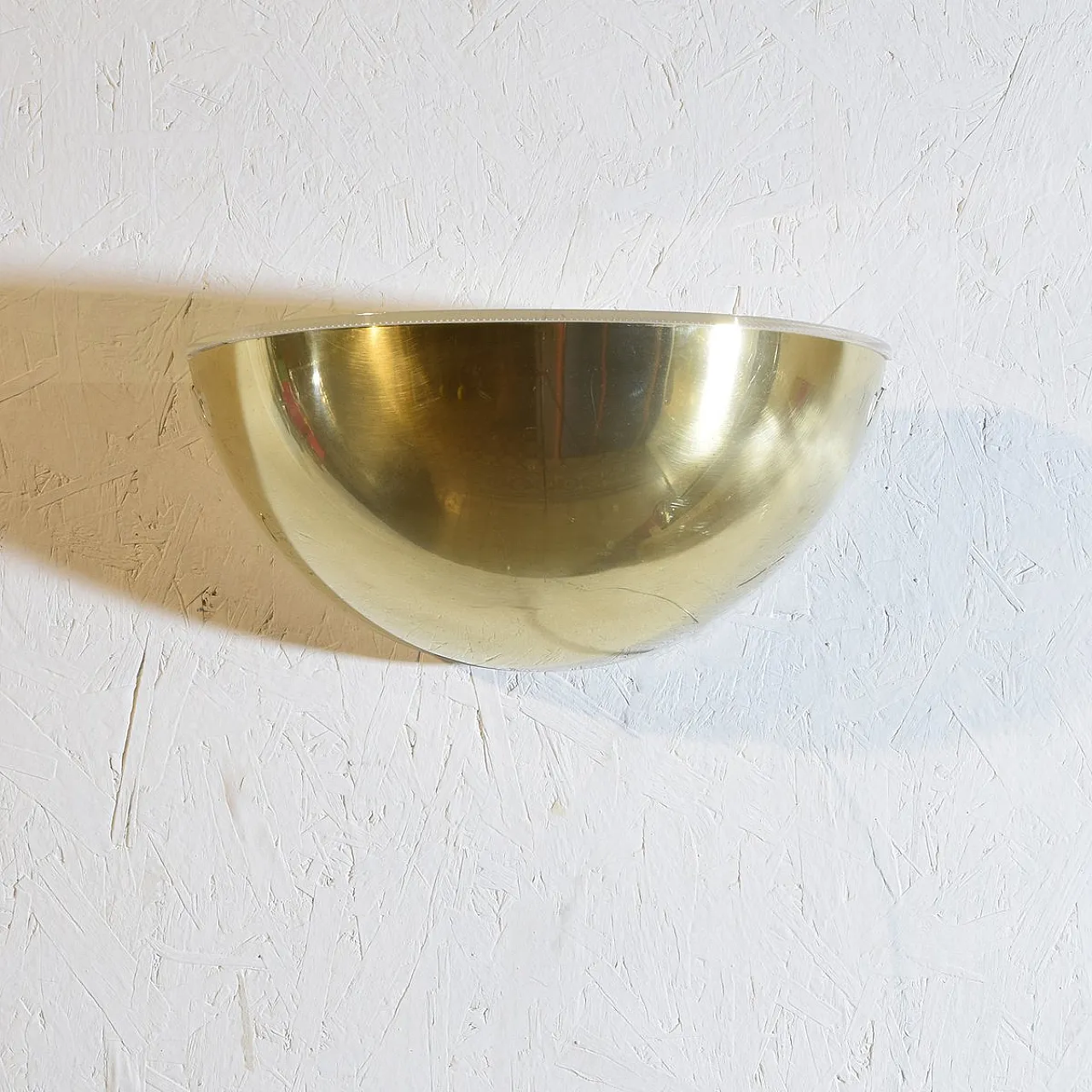 Quarto wall light in lacquered brass by Tobia Scarpa for Flos, 1970s 7