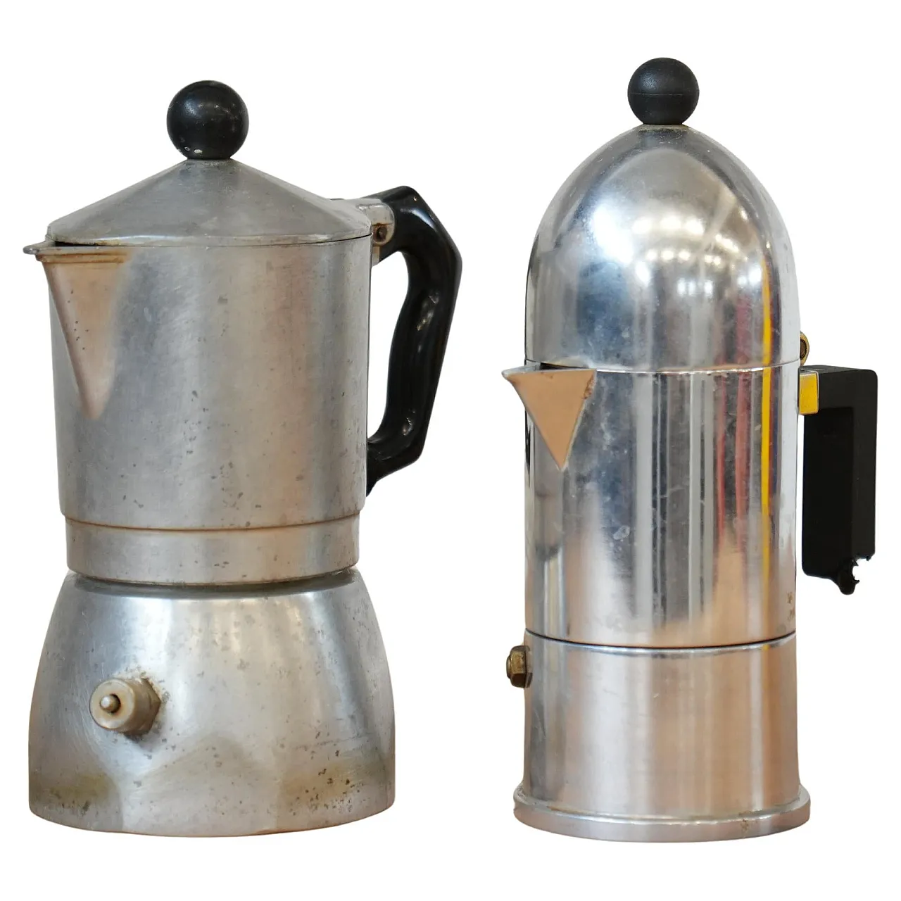 Bialetti & Alessi Moka Coffee Makers, 70s 1