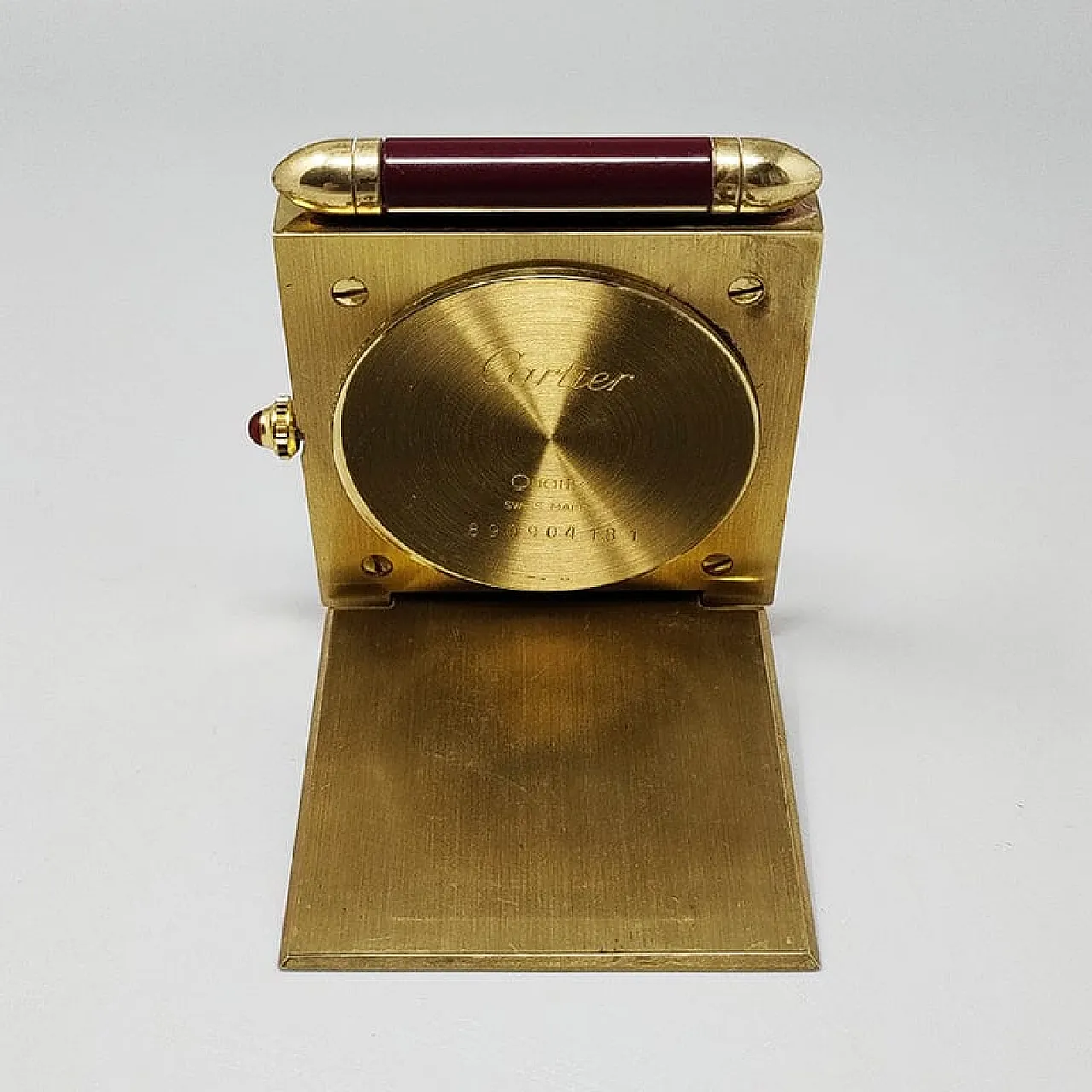 Cartier alarm clock pendulette, 1990s 2