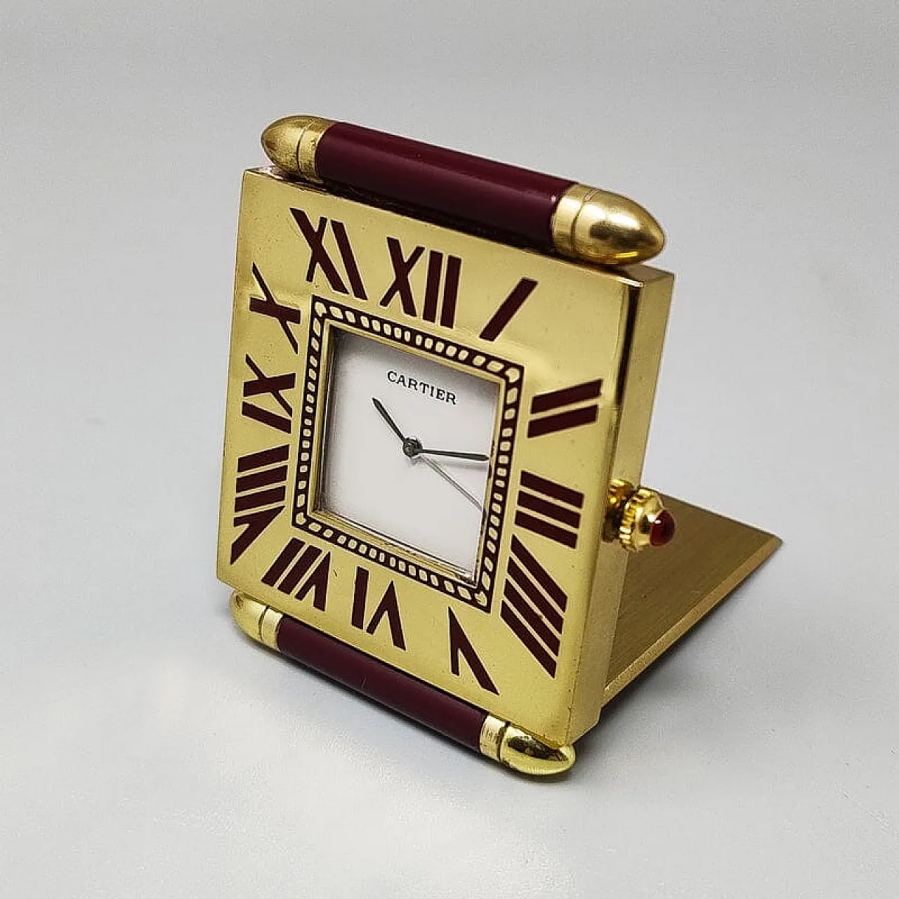 Cartier alarm clock pendulette, 1990s 9