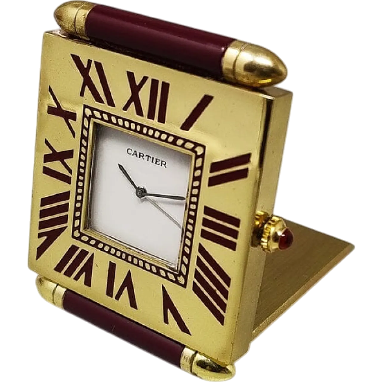 Cartier alarm clock pendulette, 1990s 10