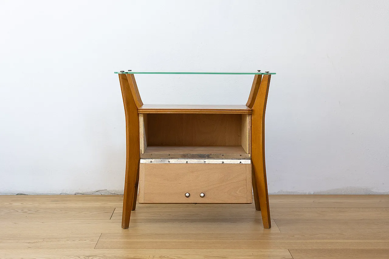 Bedside table by Gio Ponti for Permanente Mobili Cantù 1950s 5