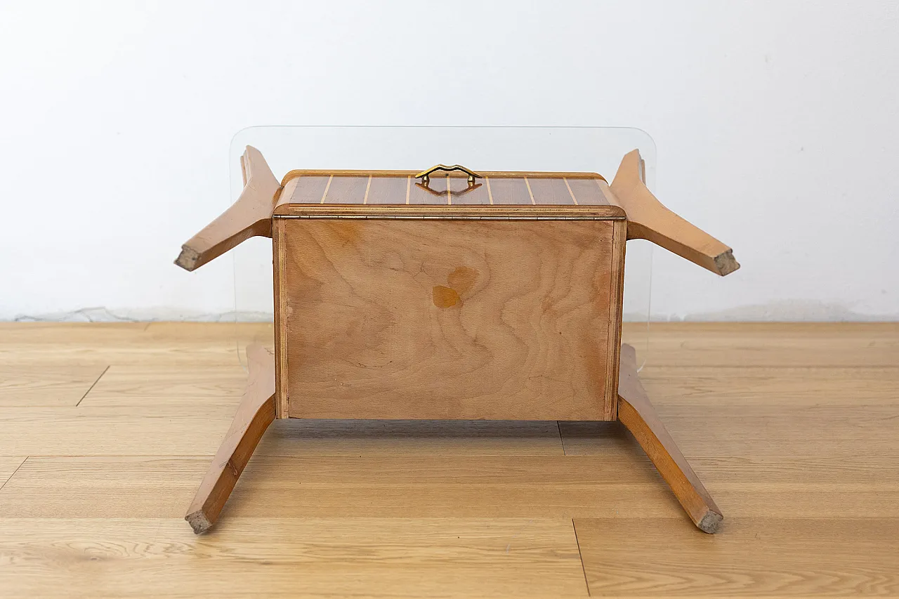 Bedside table by Gio Ponti for Permanente Mobili Cantù 1950s 6